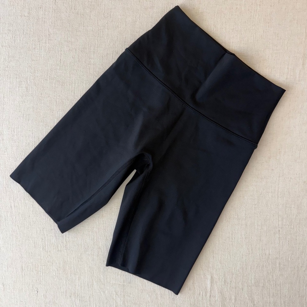 OFFLINE by Aerie Goals Bike Shorts Black High Rise 9 Inch Inseam Small